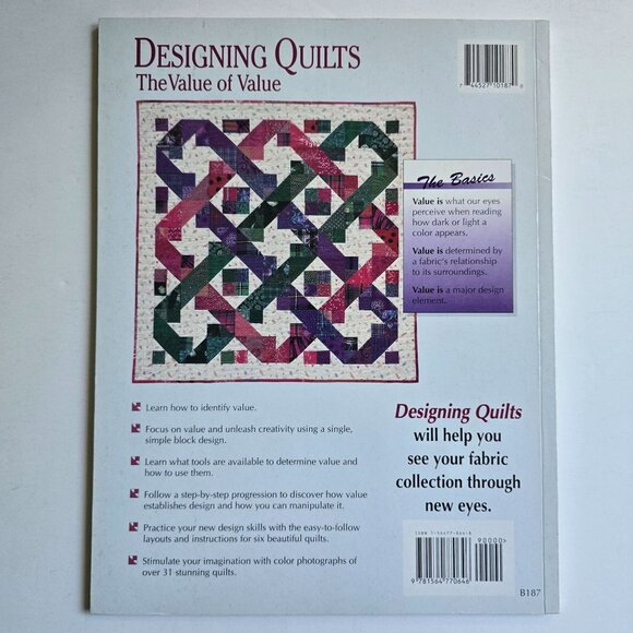 Designing Quilts The Value Of Value 1994 Paperback By Suzanne Tessier Hammond - Picture 3 of 4